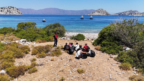 Marmaris'de 19 düzensiz göçmen yakalandı