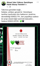 Denizlispor Başkanı Ahmet Yalın Yıldırım'dan ilginç hamle