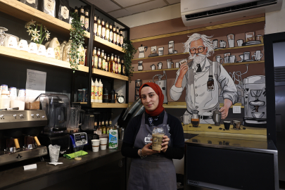 Barista kursunu bitirip Bağ-Kafe’de işe başladılar