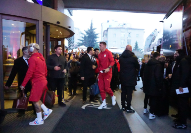 Galatasaray kafilesi Kayseri’de coşkuyla karşılandı