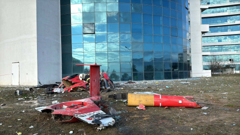 Muğla'da hastaneye çarpan ambulans helikopter düştü; 4 ölü