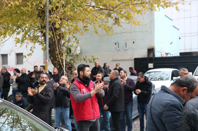 İzmir'de otobüs şoförleri iş bıraktı (2)